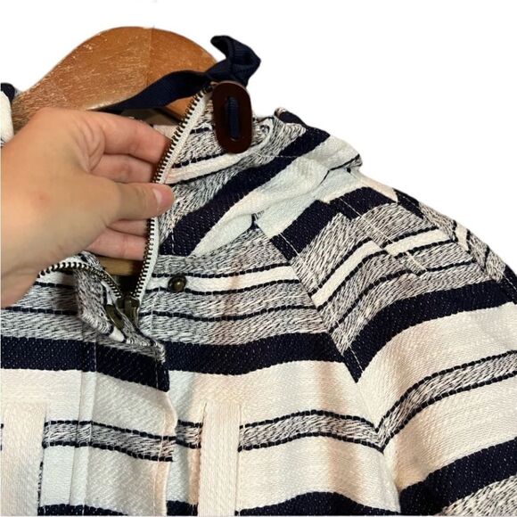 NWT! Loft navy & offwhite coat - Picture 13 of 16